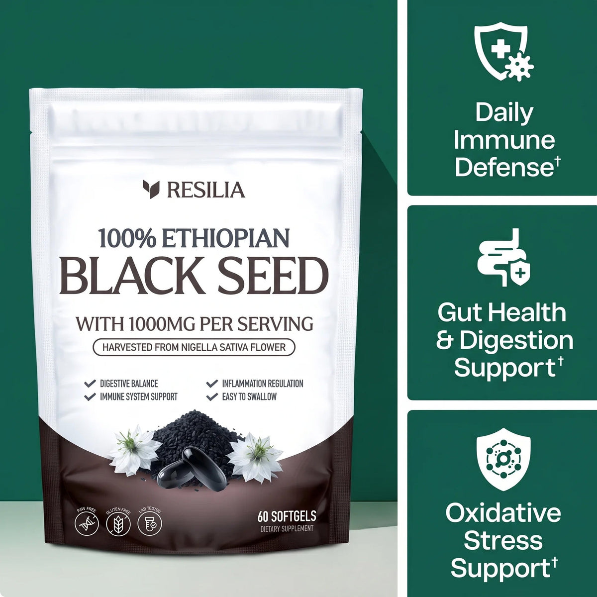 Resilia® Ethiopian Black Seed Oil(2-Pack)