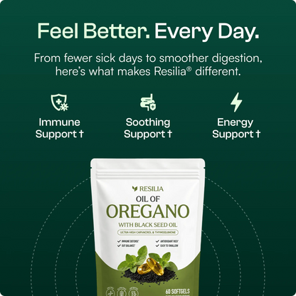 Resilia® Oil Of Oregano Softgels